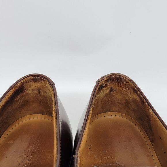 Cole Haan "Calhoun" Mens Brown Leather Split Toe Derbys Size US 12 D Made India - Picture 12 of 16